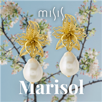 Orecchini Misis Donna MARISOL in Argento Perla OR08730PE - OR08730PE